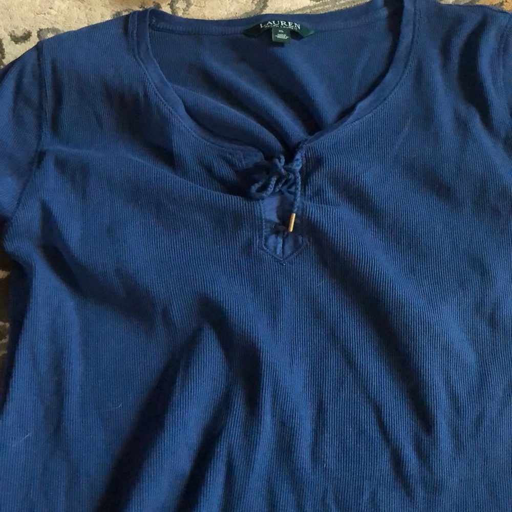 ralph laurel cross-chest top (xl)